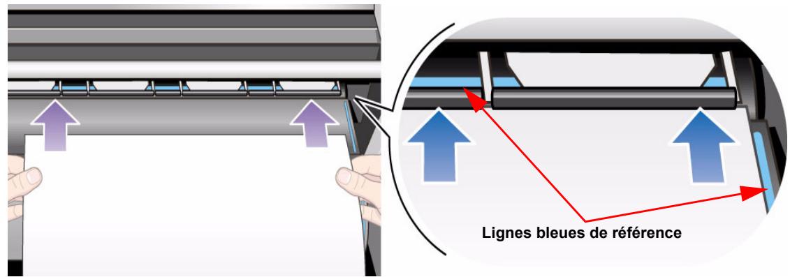 HP DESIGNJET 130R - Chargement d'une feuille - 3