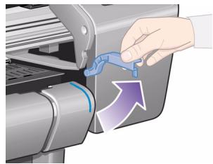 HP DESIGNJET 130R - Chargement d'une feuille - 1