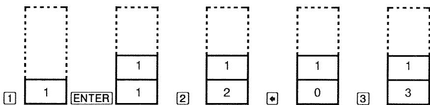 HP 17BII - Clearing Numbers - 1