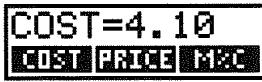 HP 17BII - Using the MU%C menu: - 1