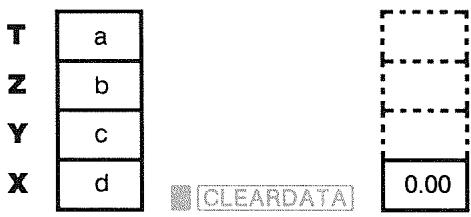 HP 17BII - Clearing Numbers - 2