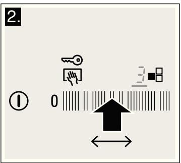 SIEMENS EH611TK11E - Auswahl der Kochstelle und der Kochstufe - 2