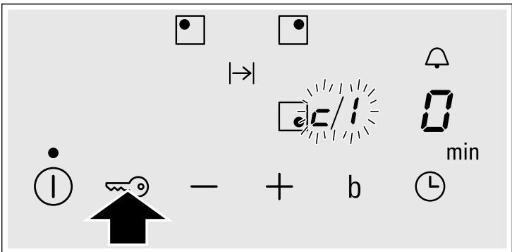 SIEMENS EH611BL17E - Accessing the basic settings - 1