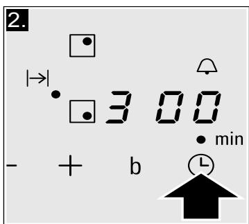 SIEMENS EH611BL17E - Programming the cooking time. - 1