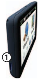 GARMIN DEZL 560LT - Installing a Memory Card - 1