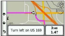 GARMIN DEZL 560LT - Viewing the Next Turn - 1