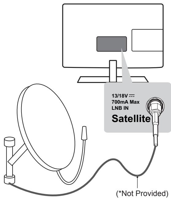 LG 42LN5400 - Satellite dish connection - 1