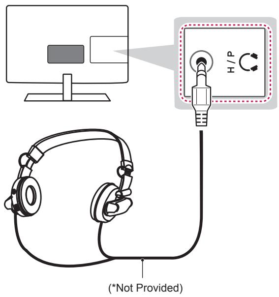 LG 42LN5400 - Headphone connection - 1