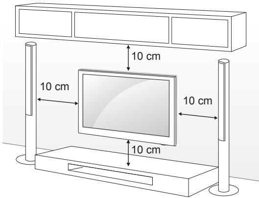 LG 42LN5400 - Mounting on a wall - 1