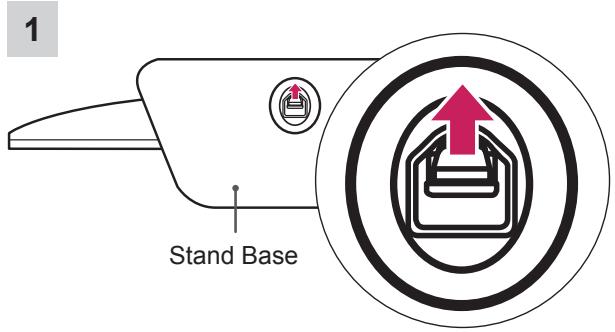 LG 42LN5400 - Detaching the Stand - 2