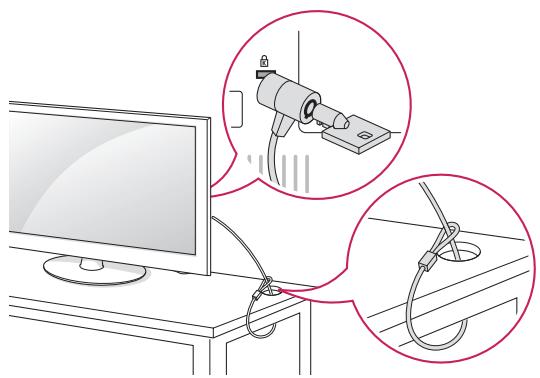 LG 42LN5400 - Utilizzato del sistema di sicurezza Kensington - 1