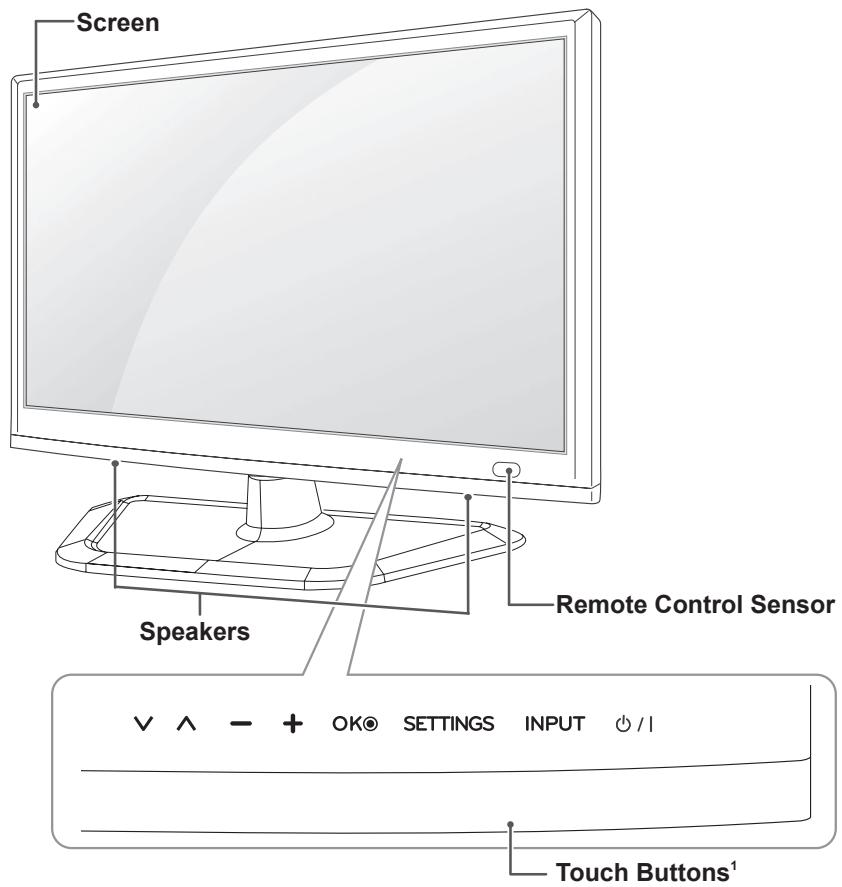 LG 42LN5400 - Parts and buttons - 1