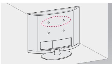 LG 42LN5400 - Fissaggio della TV alla parete - 1