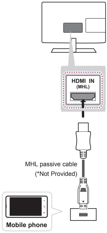 LG 42LN5400 - MHL connection - 1