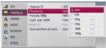 LG HR939D - Configuración de resoluciones - 3