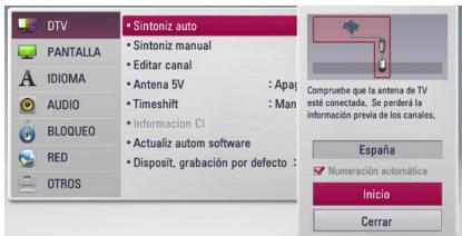 LG HR939D - Buscar programas automática (Sintonización Automática) - 1