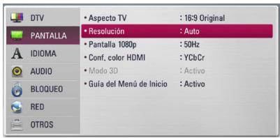 LG HR939D - Configuración de resoluciones - 2