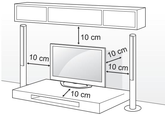 LG 55LA970V - Mounting on a table - 1