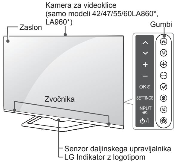 LG 55LA970V - Del in gumbi - 2