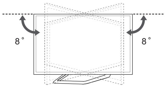 LG 55LA970V - Ajustement de l'angle de la TV afin de couvrir le meilleur angle de vue - 3