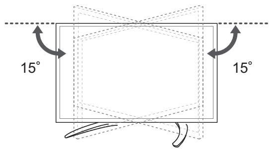 LG 55LA970V - Regolazione dell'angolazione del teilevisore per una migliorie visione - 1