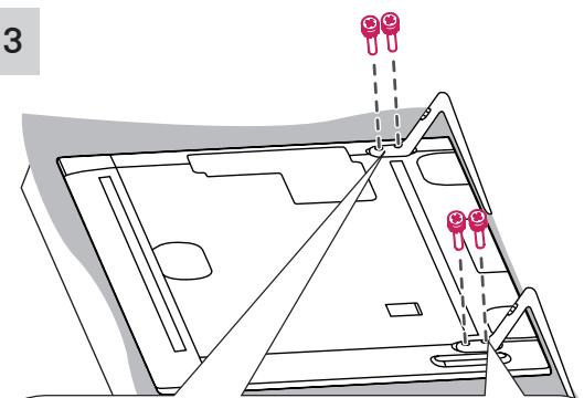 LG 55LA970V - Attaching the stand - 13