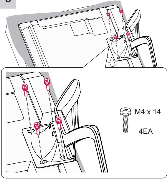 LG 55LA970V - Attaching the stand - 3