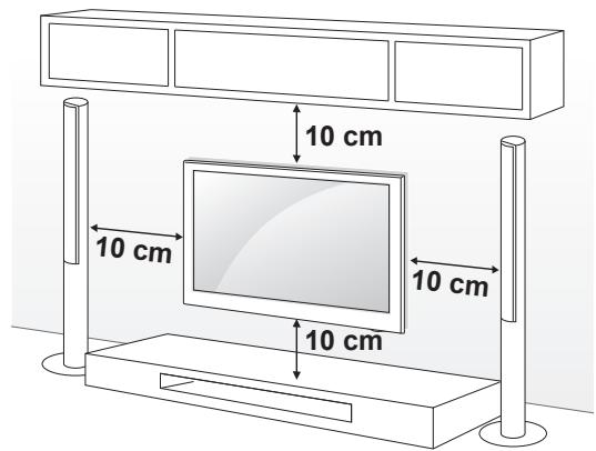 LG 55LA970V - Namesčanje na steno - 1