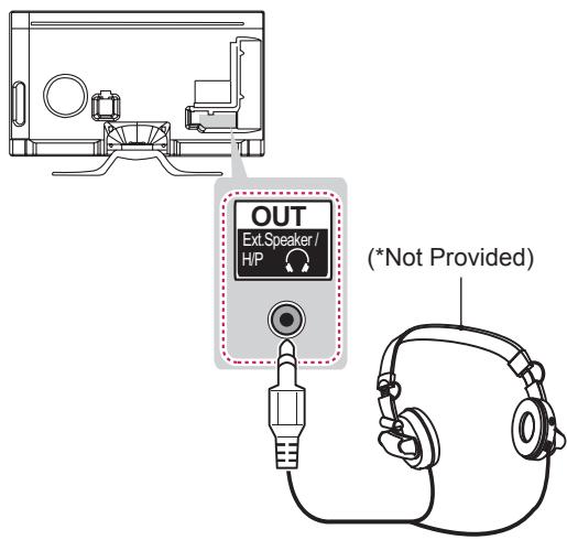 LG 55LA970V - Headphone connection - 1