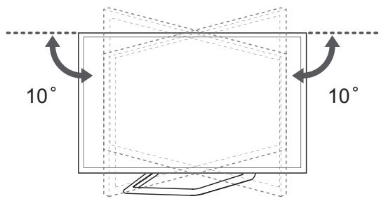 LG 55LA970V - Ajustement de l'angle de la TV afin de couvrir le meilleur angle de vue - 2