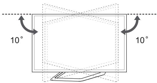 LG 55LA970V - Ajustar o ângulo da TV para seADEQUAR à sua perspectiva - 2