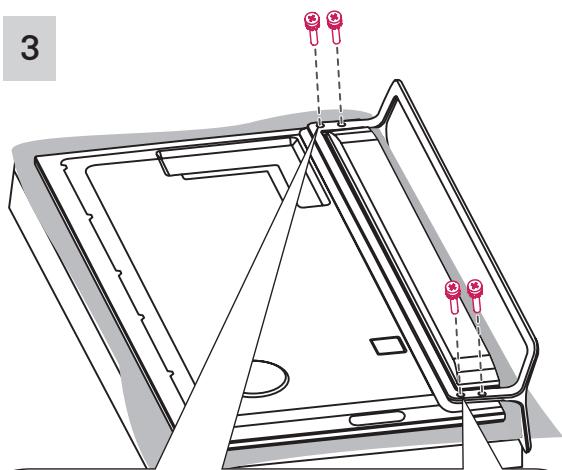LG 55LA970V - Attaching the stand - 17