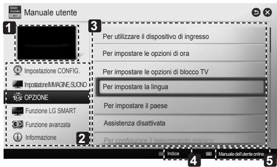 LG 55LA970V - UTILIZZO DELLA GUIDA UTENTE - 3