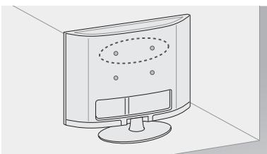LG 55LA970V - Securing the TV to a wall - 1