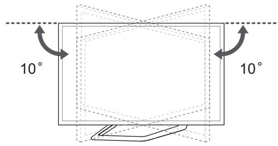 LG 55LA970V - De kijkhoek van de TV aanpassen - 2