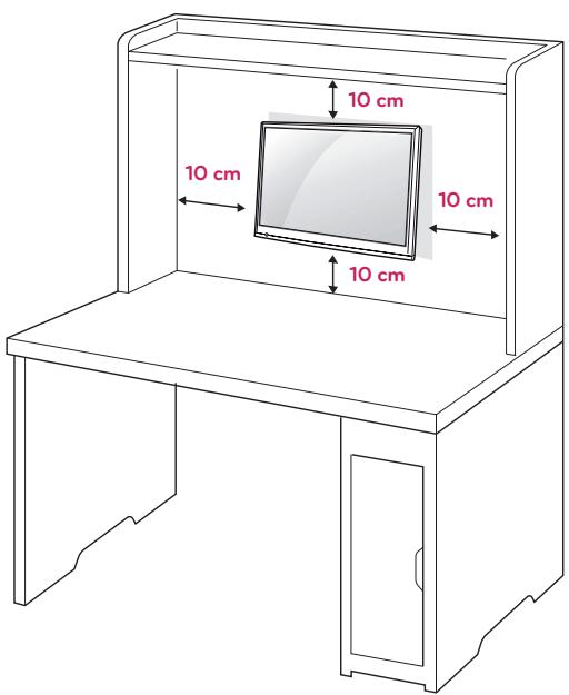 LG M2232D - Mounting on a wall - 1