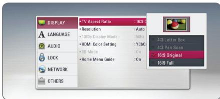 LG BP325 - Adjust the setup settings - 4