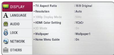LG BP430 - Adjust the Setup Settings - 2