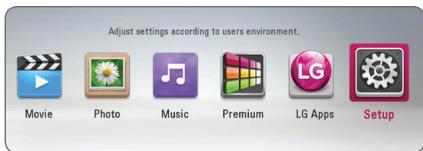 LG BP 630 - Adjust the Setup Settings - 1