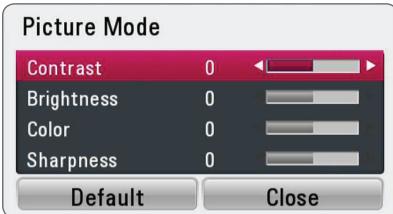 LG BP 630 - Setting the [User setting] option - 1