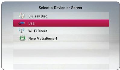 LG BP 630 - Playback content in the USB device - 2