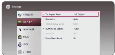 LG BP640 - Adjust the Setup Settings - 3