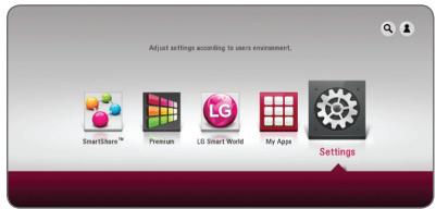 LG BP640 - Adjust the Setup Settings - 1