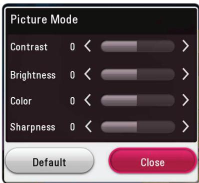 LG BP640 - Setting the [User setting] option - 1