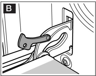 BOSCH HBN531E1F - Décrocher et accrocher la porte du four - 2