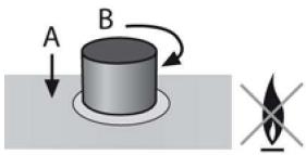 BOSCH PCQ 715 B80E - Interruttore principale / Blocco del piano di cottura (Main Switch) - 3