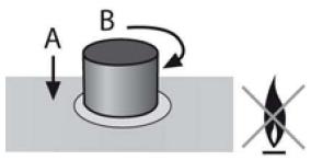 BOSCH PCQ 715 B80E - Main switch/Hob lock - 3
