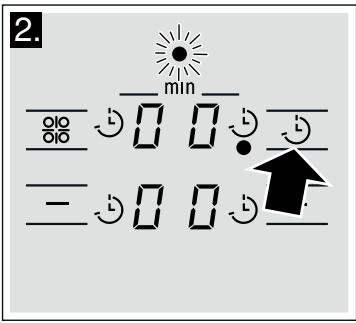 BOSCH PKF 751T14E - Impostazione della durata - 1