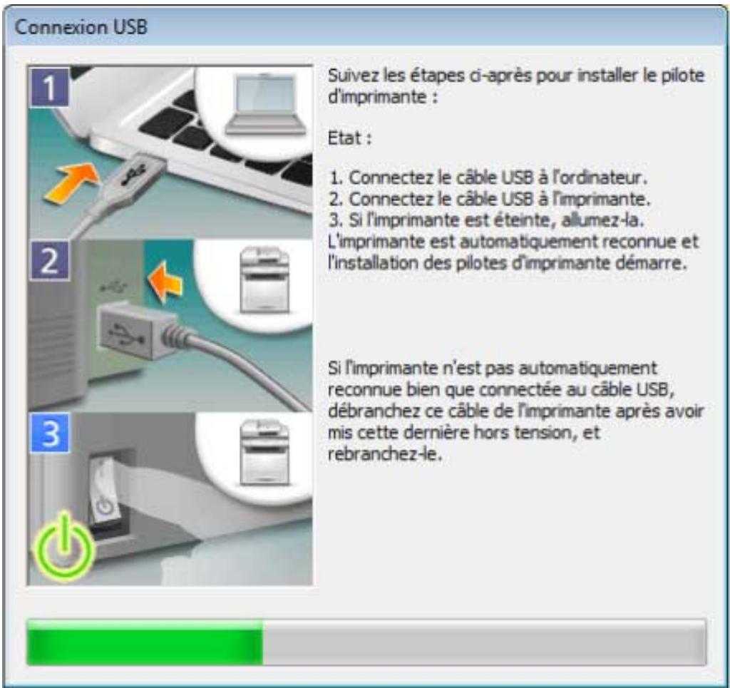 CANON IR 2202N - Sélectionnez [connexion USB] → clique sur [suivant]. - 2