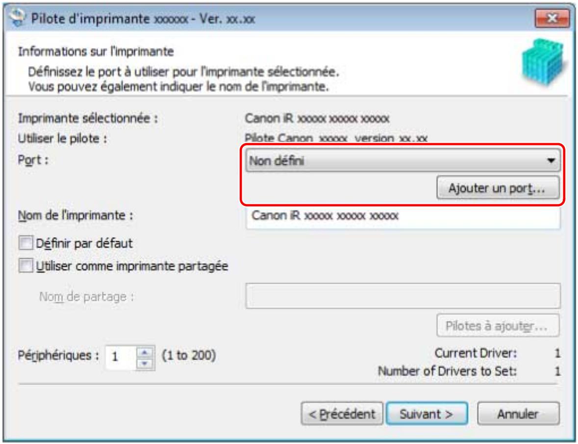 CANON IR 2202N - Sélectionnez les éléments requis  cliquez sur [suivant]. - 2